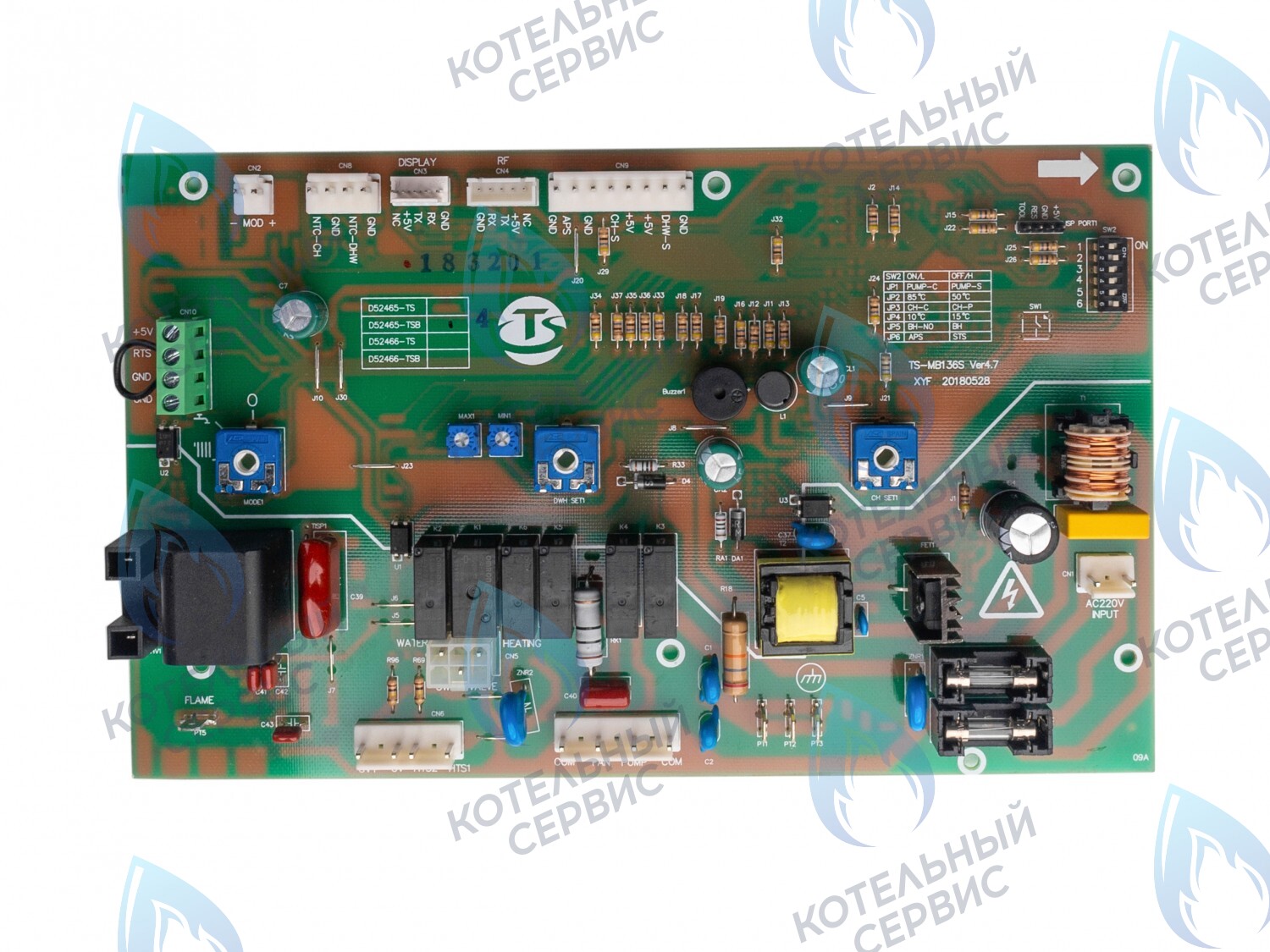CB031 Плата управления (универсальная) GAZLUX/GAZECO 18кВт (для всех моделей, для 24кВт нужен новый дисплей)  (05-2050-04) в Москве