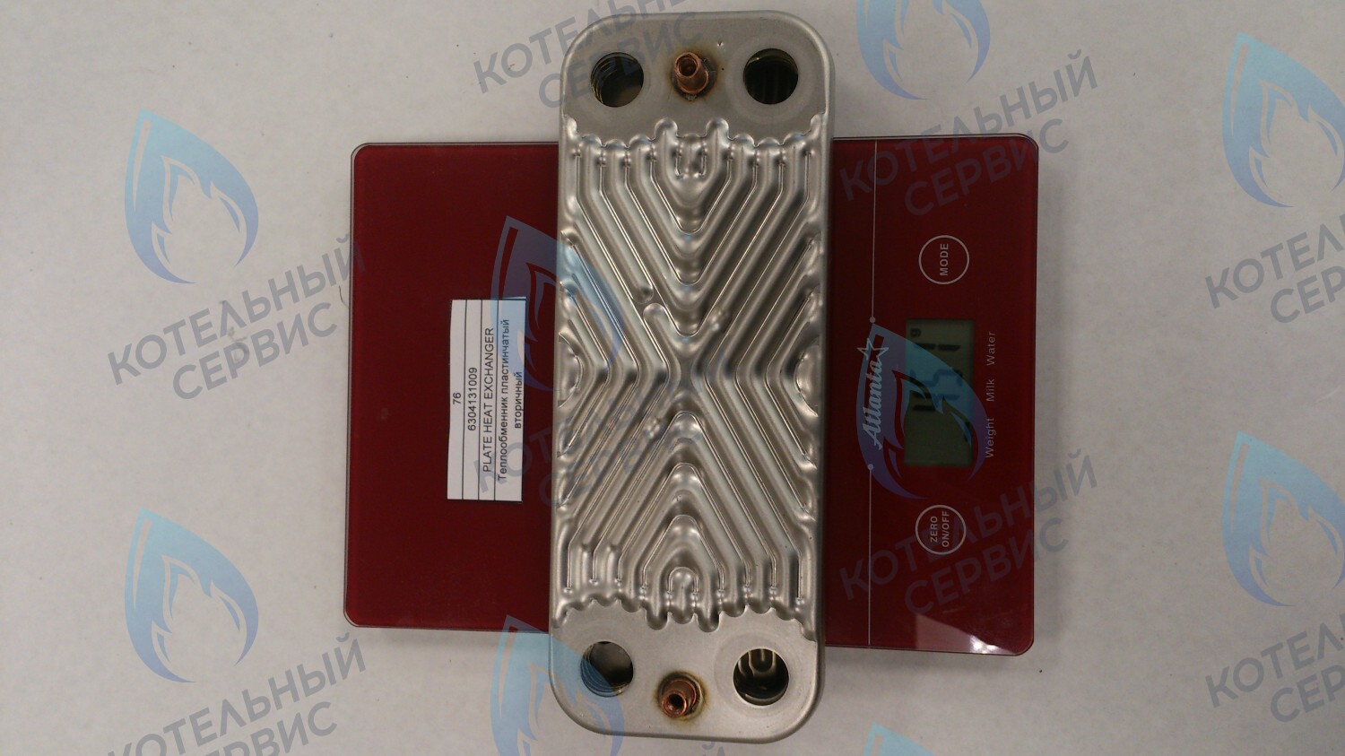 63041310091P Теплообменник ГВС пластинчатый вторичный 10 пластин (PLATE HEAT EXCHANGER) BAXI в Москве