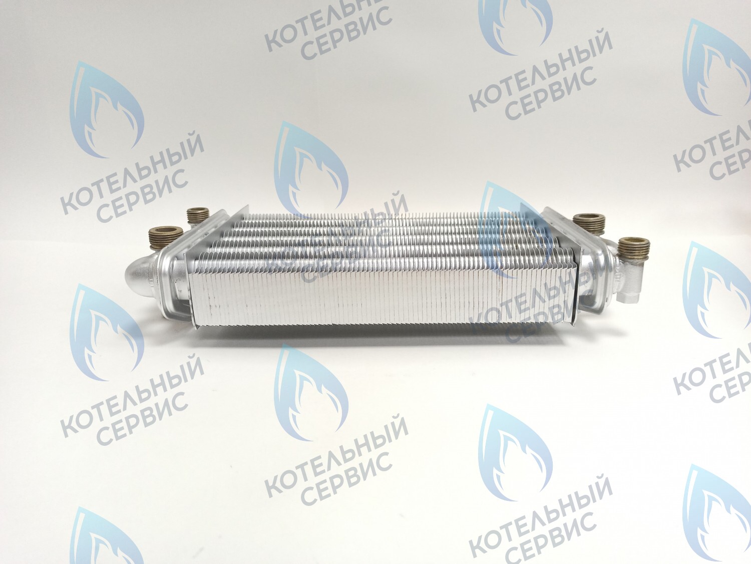 EB051-270 Битермический теплообменник FONDITAL, NOVA FLORIDA, ALPHATHERM,  PROTHERM (в комплекте есть заглушка для одного отверстия) 6SCAMBIM03, 0020025297 в Москве