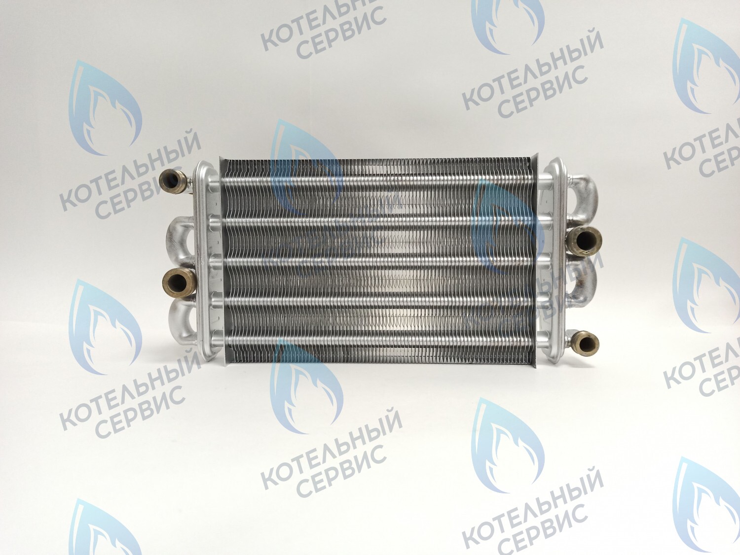 EB051-270 Битермический теплообменник FONDITAL, NOVA FLORIDA, ALPHATHERM,  PROTHERM (в комплекте есть заглушка для одного отверстия) 6SCAMBIM03, 0020025297 в Москве