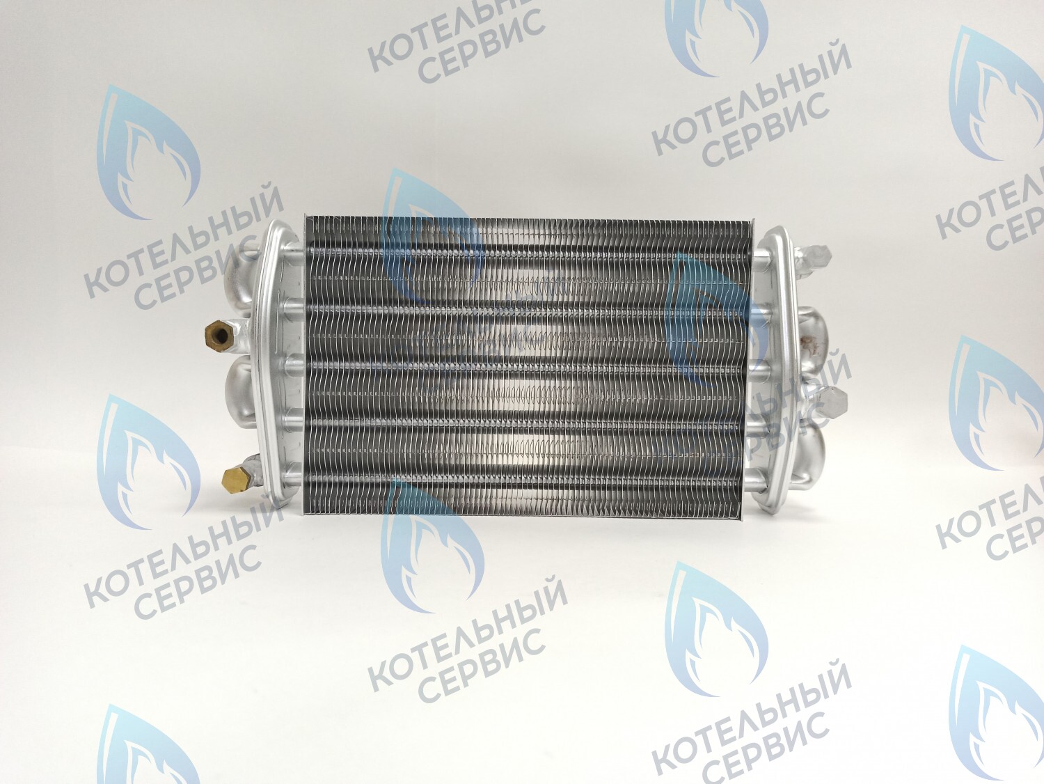 EB051-270 Битермический теплообменник FONDITAL, NOVA FLORIDA, ALPHATHERM,  PROTHERM (в комплекте есть заглушка для одного отверстия) 6SCAMBIM03, 0020025297 в Москве