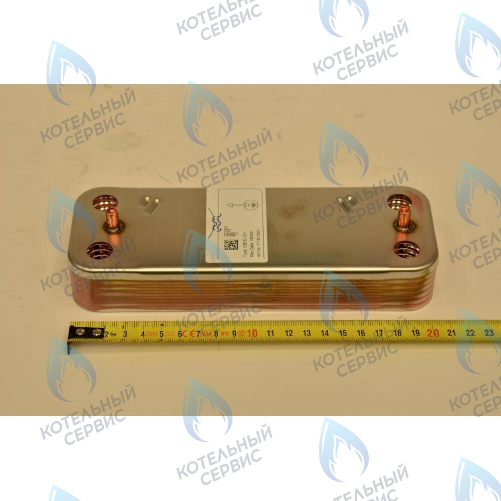 711612800 Теплообменник ГВС пластинчатый вторичный на 12 пластин BAXI в Москве