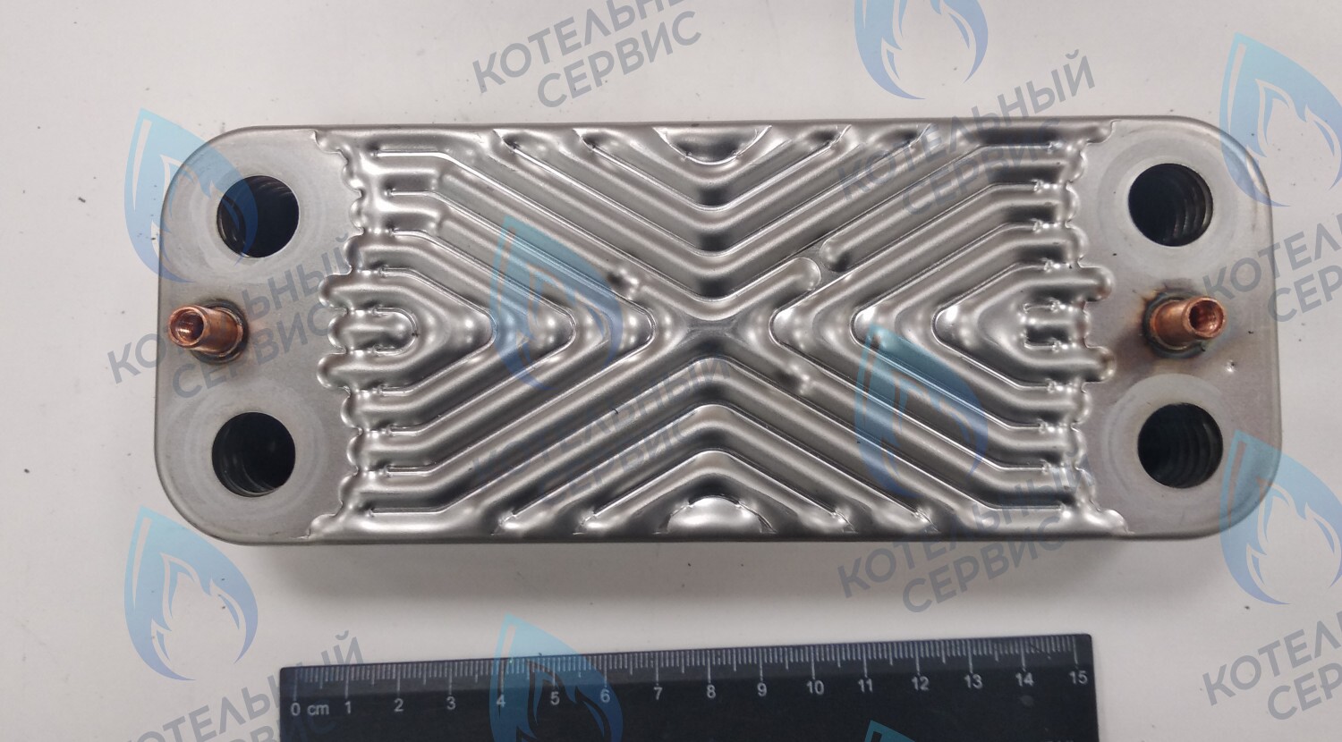 63041310441P Теплообменник ГВС пластинчатый вторичный 14 пластин (PLATE HEAT EXCHANGER) BAXI в Москве