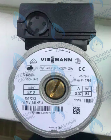 7244550 Двигатель насоса 7244550 (старый тип) VI Mb 12/5 HE-1 VIESSMANN VITOPEND в Москве