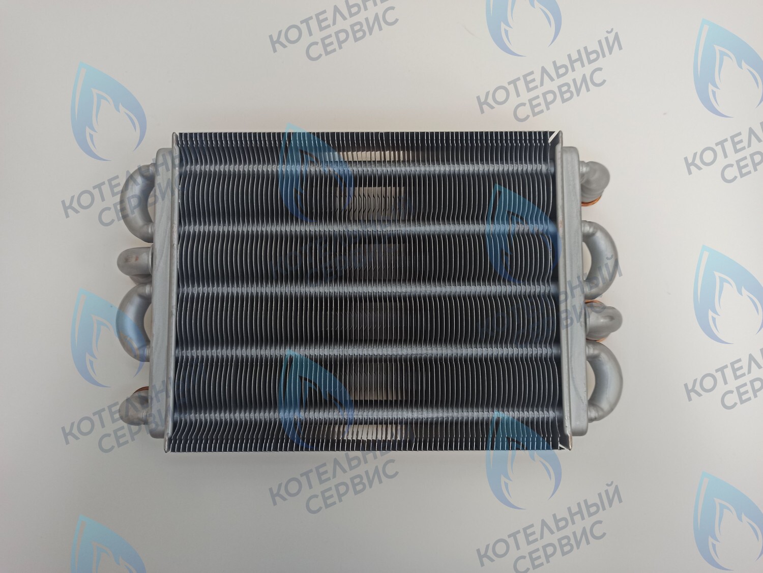 EB041-225-V Теплообменник битермический Valmex 225мм Ferroli Domina F 11-20 N, DOMIproject F 24 D (39837660, 39837665, 37405340) в Москве