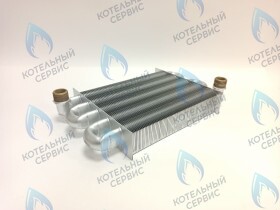 Теплообменник первичный (основной) (крепление - резьба) FERROLI FORTUNA PRO (398063900), KoreaStar Premium 10-24E (KS90263900)