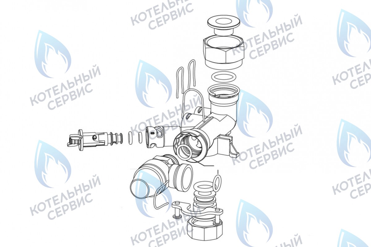 87160108960 Патрубок обратной гидролинии BOSCH в Москве