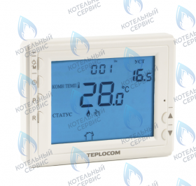 Термостат комнатный TEPLOCOM TS-Prog-2AA/8A