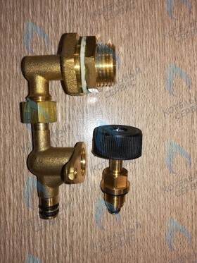 Кран/узел подпитки для котлов с битермическим теплообменником серии 72xx (до 01.05.2014) NEVALUX 500.110 30029607800400 (30029 6078 00400) L- 5см