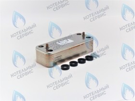 Теплообменник вторичный (16 пластин) (37405130) FERROLI