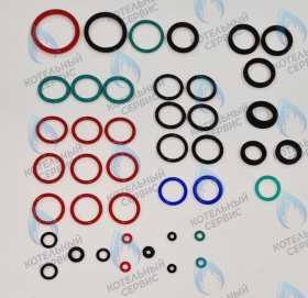 Комплект на 1 котел прокладок ремонтный для настенных котлов Navien (кольца уплотнительные)