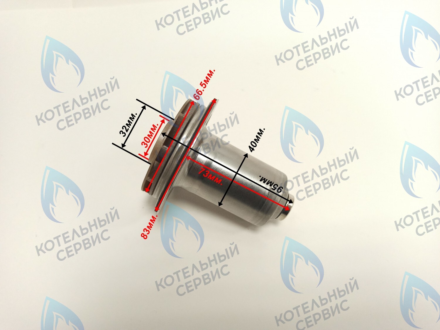 PPR-G30CCW-G40-66-02 Втулка ротор насоса (против часовой стрелки) Grundfos 15-50, 75W (легко входит) в Москве