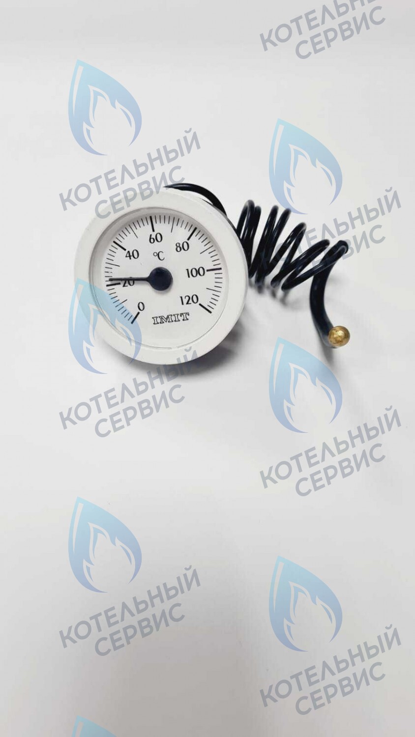 ST002-IMIT Термометр капиллярный (круглый белое кольцо) Ø51,5мм L=1050мм, 0-120С в Москве