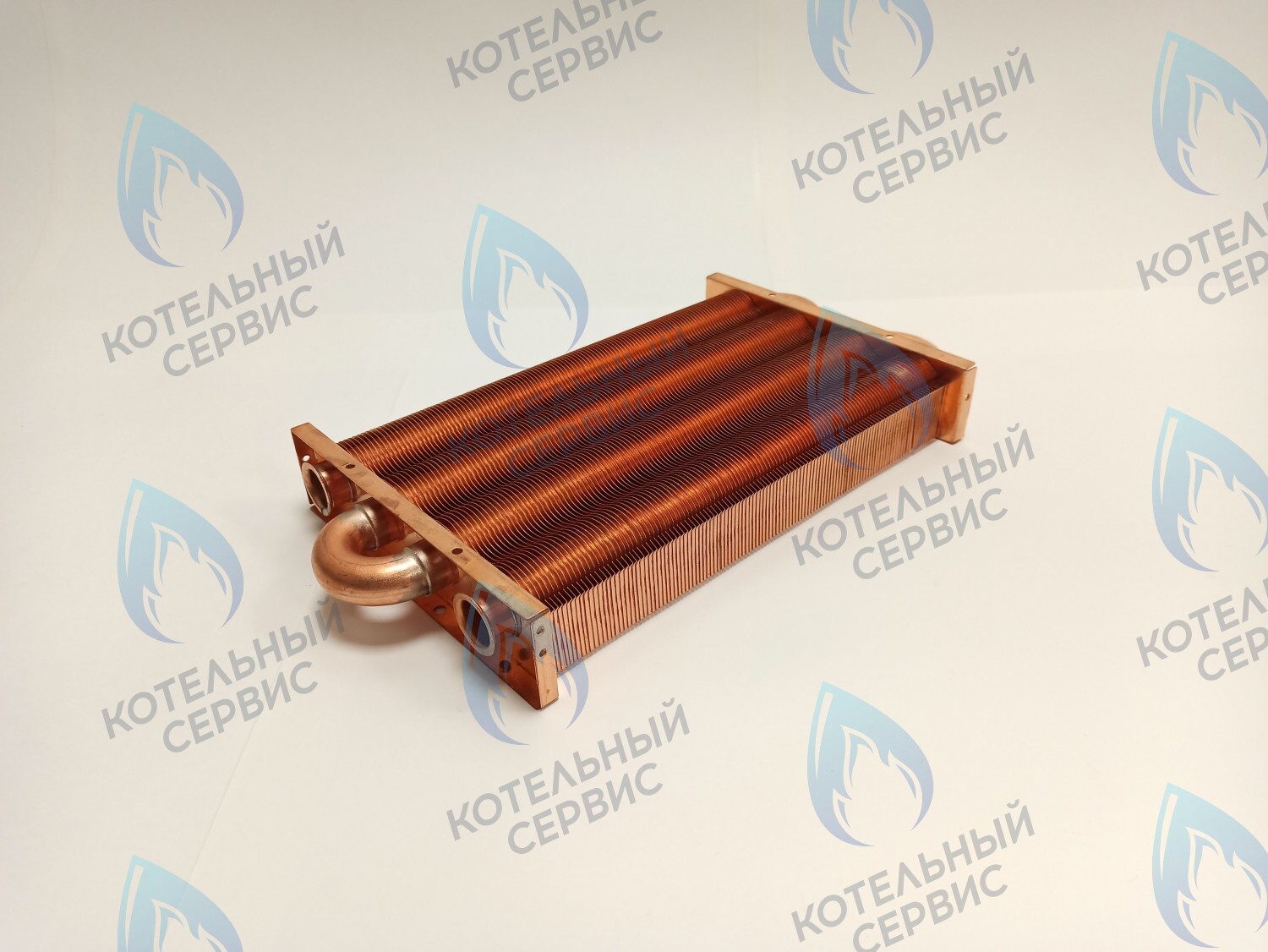 EM021-280-02 Теплообменник первичный основной (без фитингов) 280мм 122 FIN (250-300MSC) DAEWOO (3318112200) в Москве