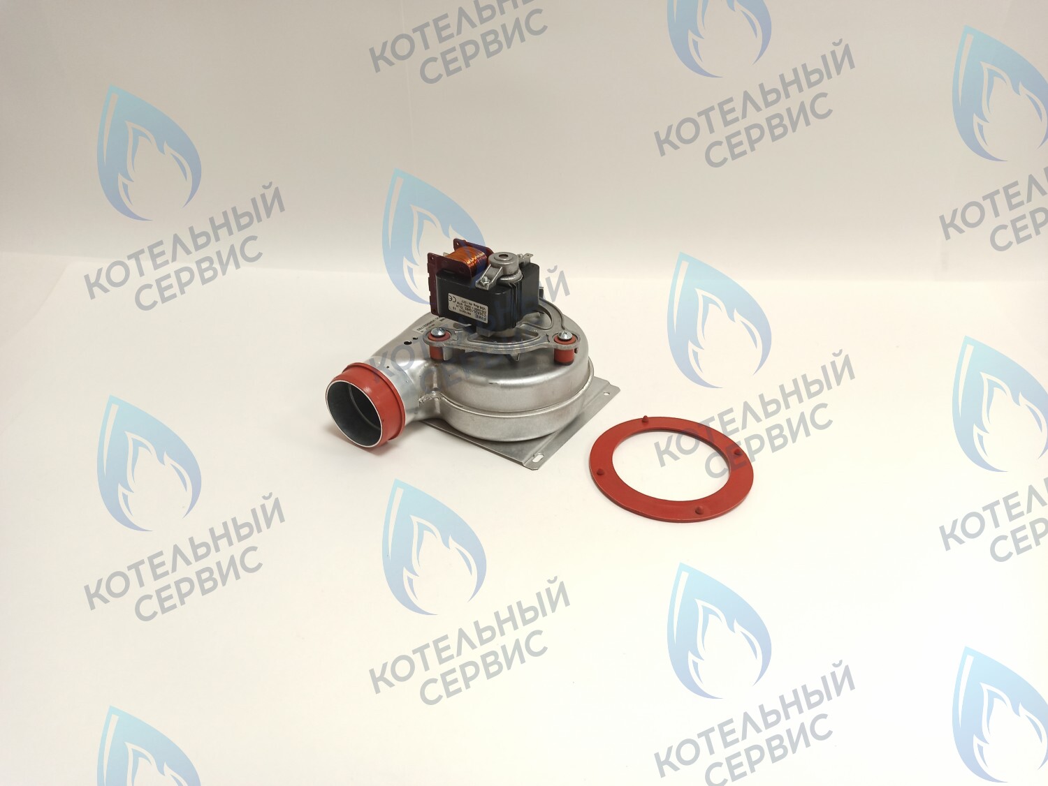 07-5001 Вентилятор для котлов 24 кВт Polykraft Alpine Light с красными патрубками отбора (47W) в Москве