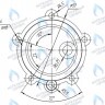 1210 Мембрана Beretta AQUA; BAXI SIG-2; Innovita 11, 14 (Ø51 мм) аналог в Москве