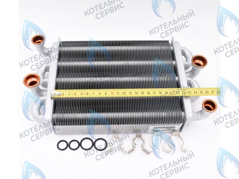 39837660 Теплообменник битермический  (37405340, 39837665) FERROLI в Москве