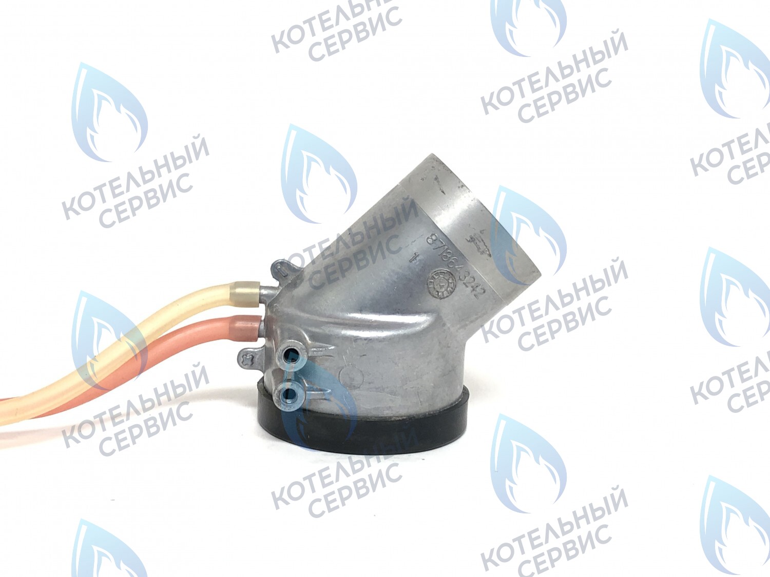 87186432420 Патрубок подключения с трубкой Пито 12кВт/18кВт BOSCH в Москве