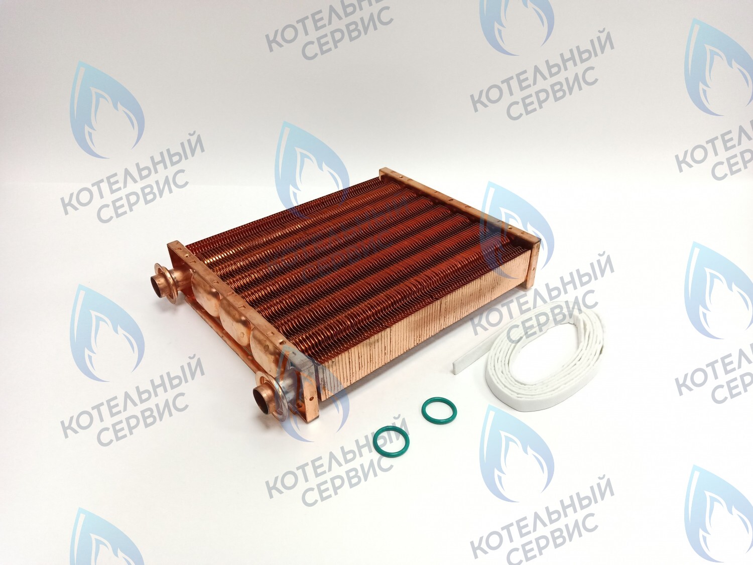 EM052-220-02 Теплообменник основной (первичный) (МЕДНЫЙ) Navien (с белыми прокладками в комплекте) Deluxe S/C/ONE/C Plus 10-24K (30020388A) в Москве