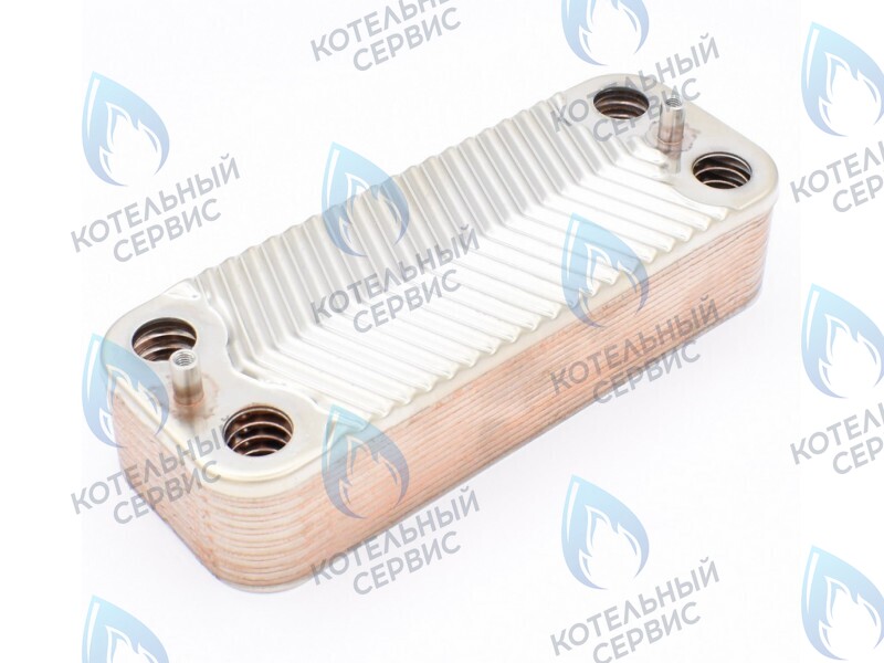 30018297A Теплообменник ГВС 16 пластин (вторичный) NAVIEN NCB700 35К в Москве