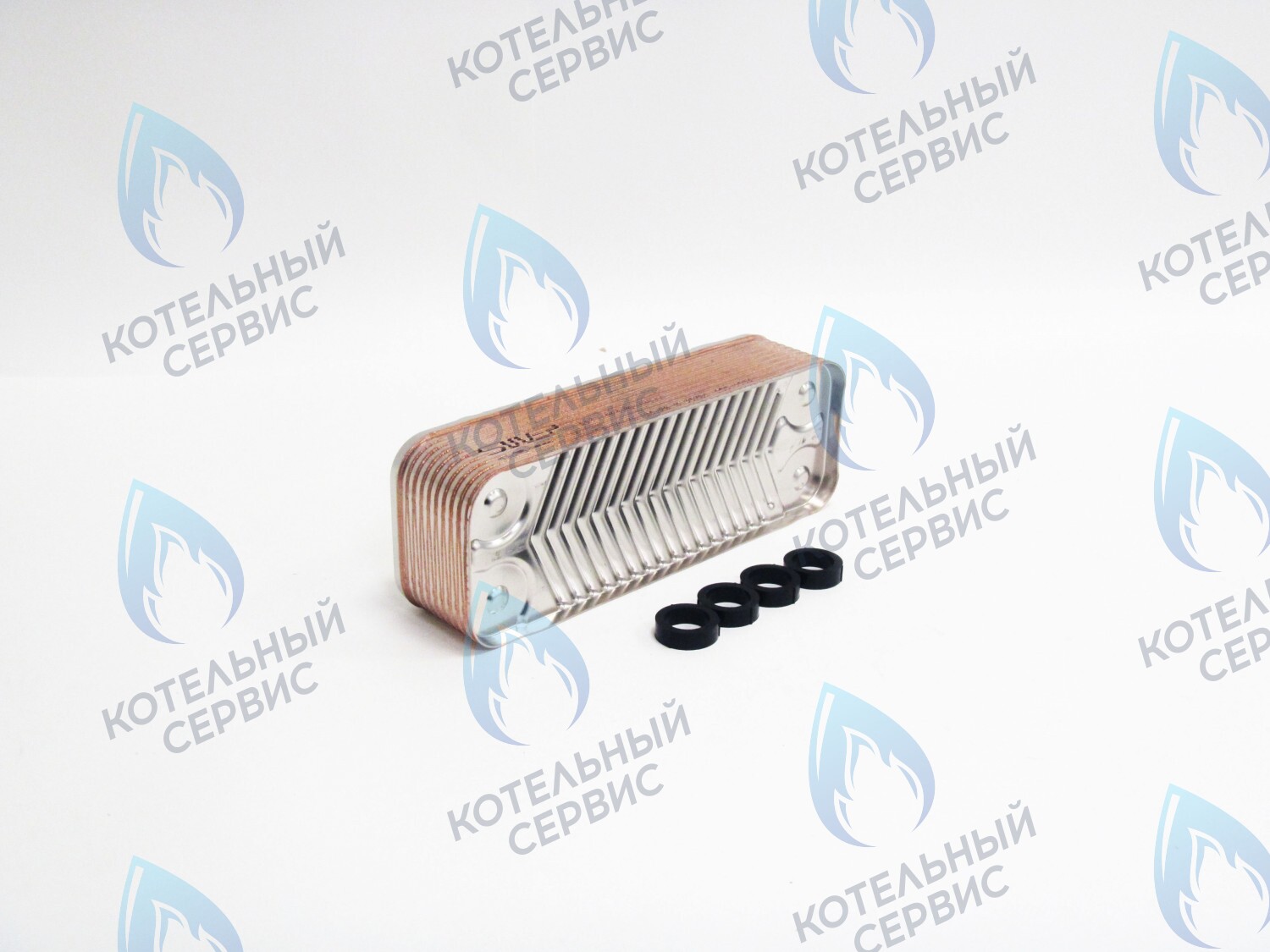 39822180 Теплообменник вторичный KIT SCAMBIATORE 20P-->39822750 FERROLI в Москве