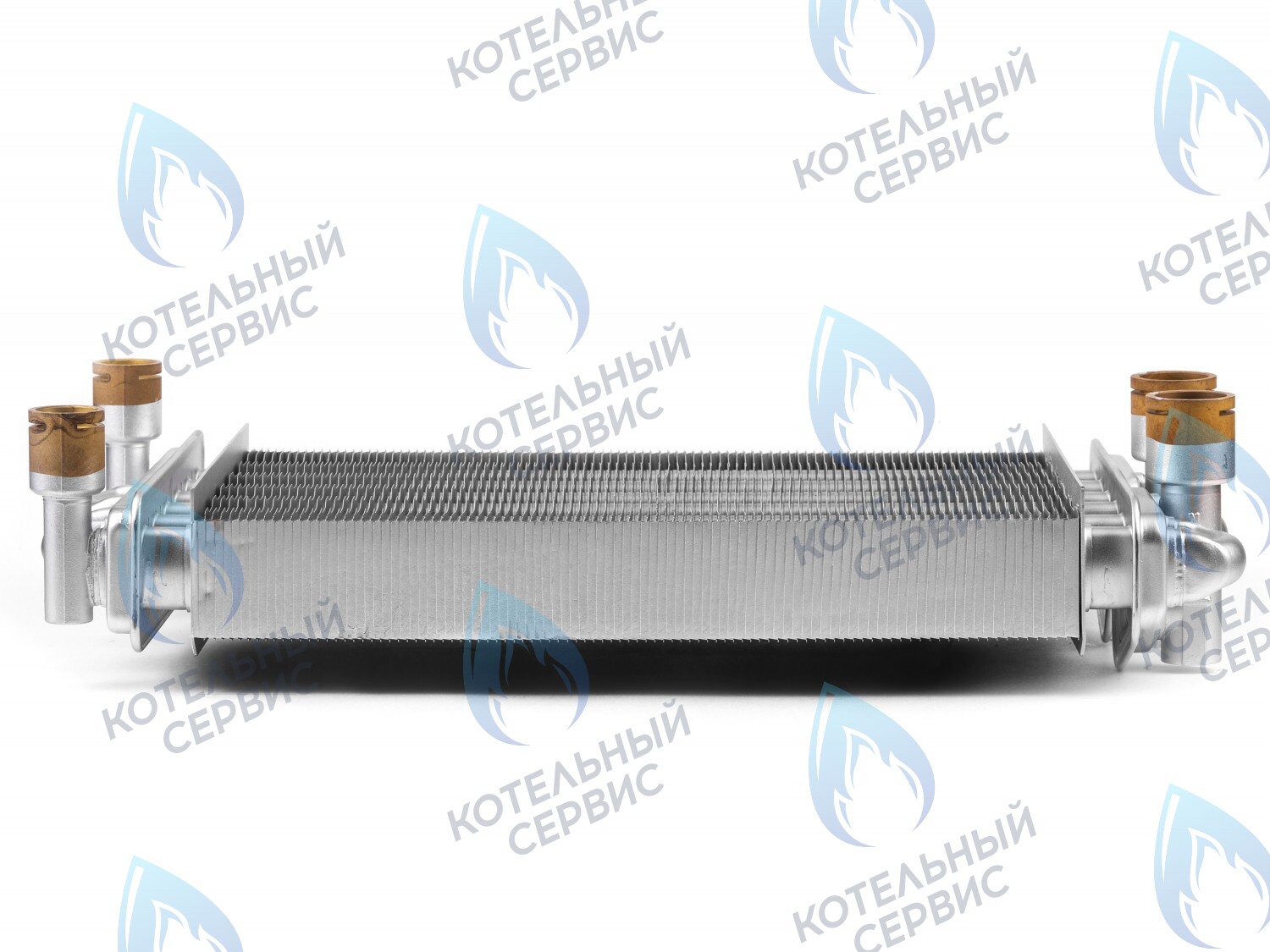 EB011-260 Теплообменник битермический 260мм 24кВт  Gazeco 24-T1/-C1 (до 05.2016) (02-4002), ROC(L44626) в Москве
