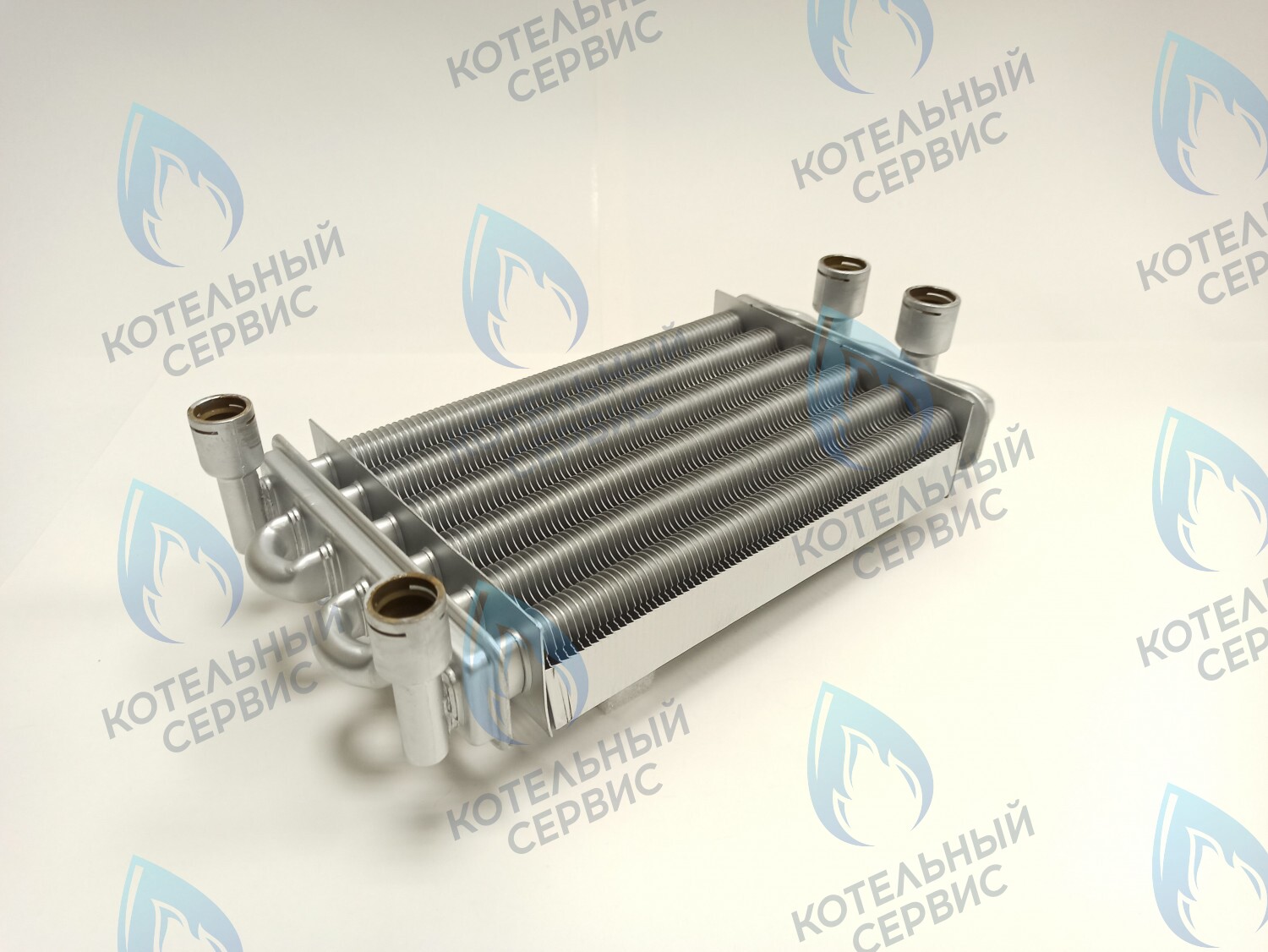 EB011-260 Теплообменник битермический 260мм 24кВт  Gazeco 24-T1/-C1 (до 05.2016) (02-4002), ROC(L44626) в Москве