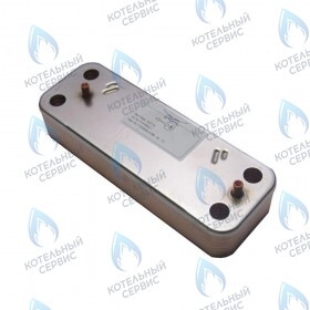 Вторичный пластинчатый теплообменник 14 пластин BAXI ECO, ECO-3, LUNA, LUNA (3, 3 Comfort) 280-310 Fi