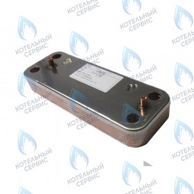 Теплообменник пластинчатый ГВС 10 пластин BAXI 24 кВт ECO ECO (COMPACT, 3, 3 COMPAT, FOUR, HOME, 4s, 5 COMPACT), FOURTECH