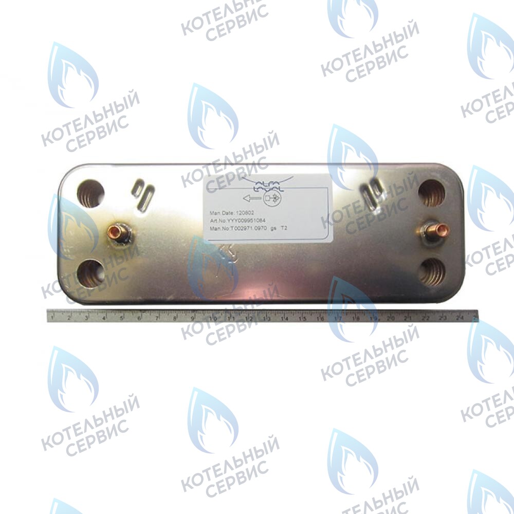 5686660 Теплообменник вторичный (10 пластин) 24кВт Eco. Compact 3. Four. Home, 4s, 5 Compact, Fortech BAXI в Москве