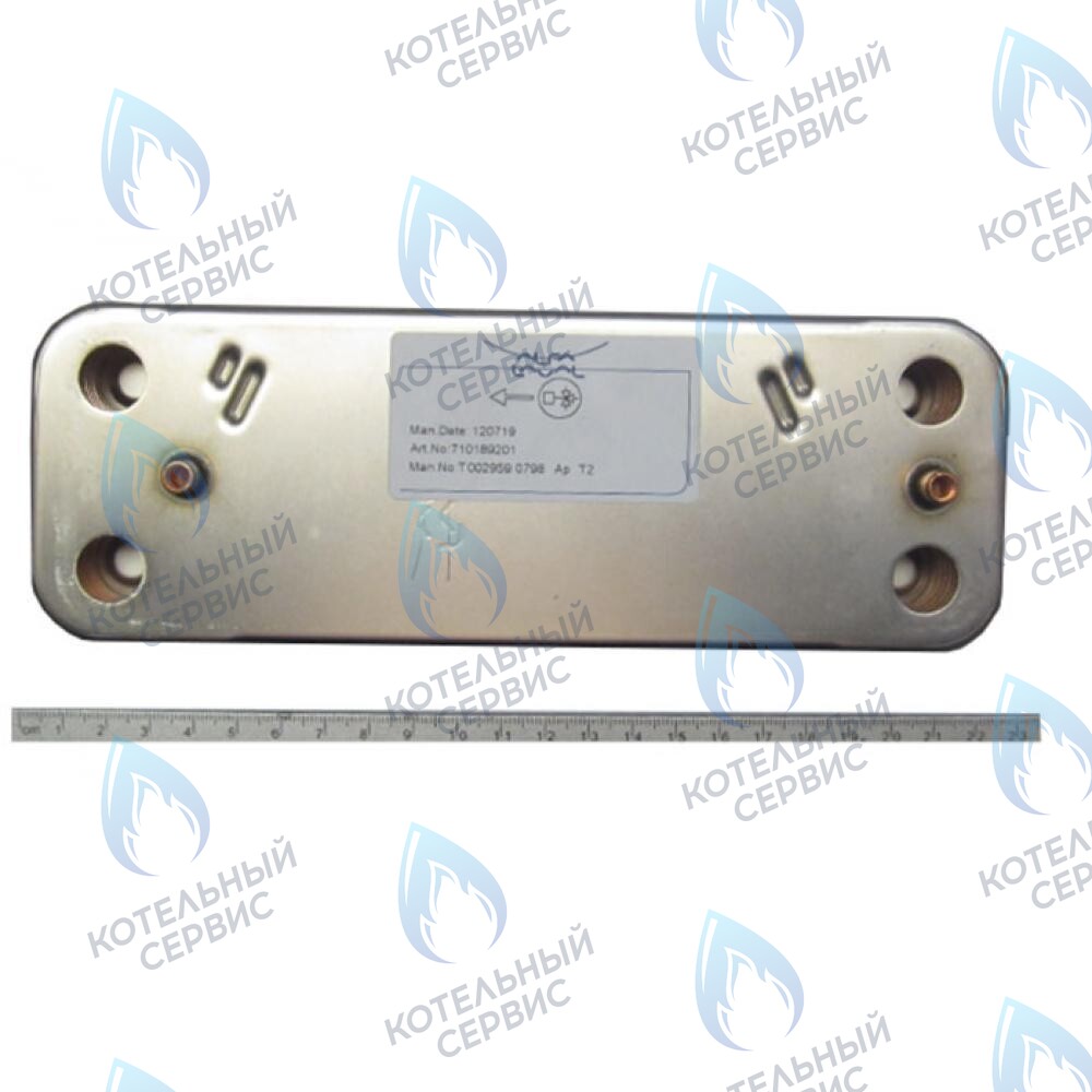 5686690 Теплообменник ГВС пластинчатый вторичный на 16 пластин BAXI в Москве