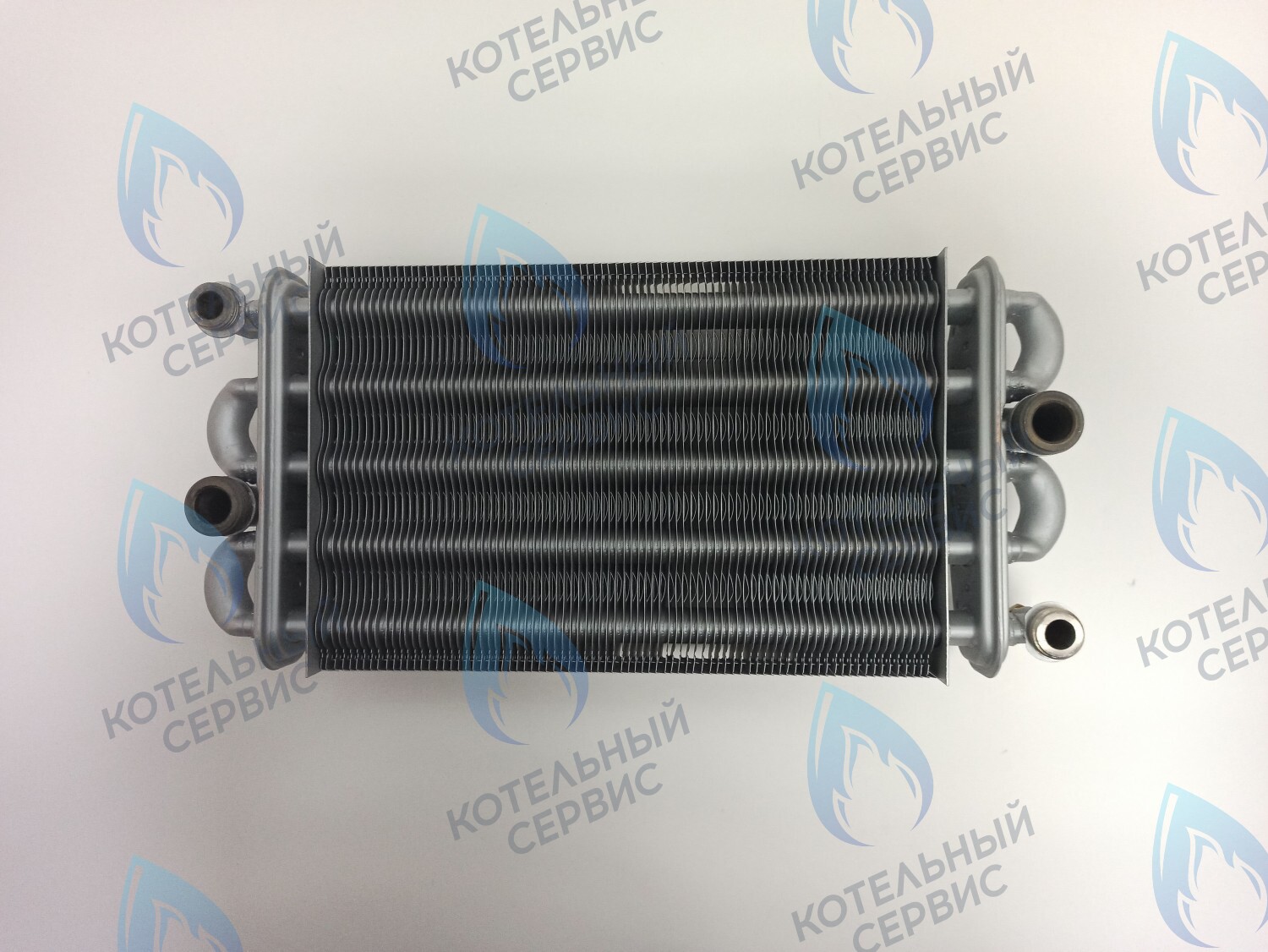 EB051-270-V Битермический теплообменник VALMEX FONDITAL, NOVA FLORIDA, ALPHATHERM,  PROTHERM (в комплекте есть заглушка для одного отверстия) 6SCAMBIM03, 0020025297 в Москве