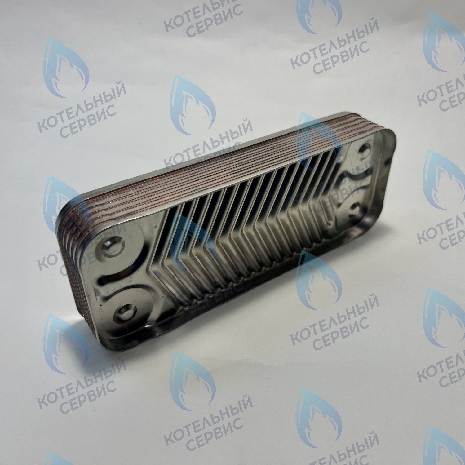 2982109 Теплообменник ГВС вторичный 12 пластин (пластинчатый) для котла WOLF FGG-K-24 в Москве