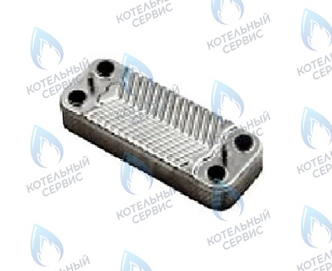 BI1181 122 Теплообменник ГВС (вторичный) 12 пластин  turbo FEDERICA BUGATTI в Москве