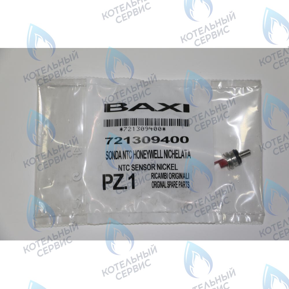 721309400 Датчик температуры ГВС NTC (погружной, клипса) BAXI ECO (Compact, 4s, 5 Compact) FOURTECH (артикул 721309400, 710056200) в Москве