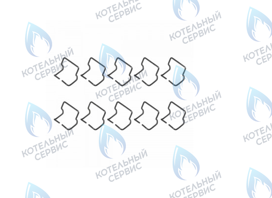 0020029605 Скоба, камера разряжения (комплект 10шт) VAILLANT в Москве