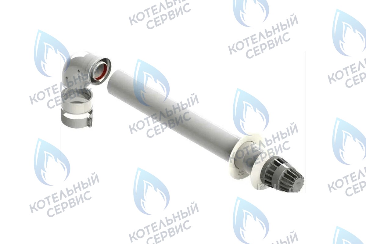  Комплект коаксиального дымохода Arderia D 60/100 0,75м в Москве