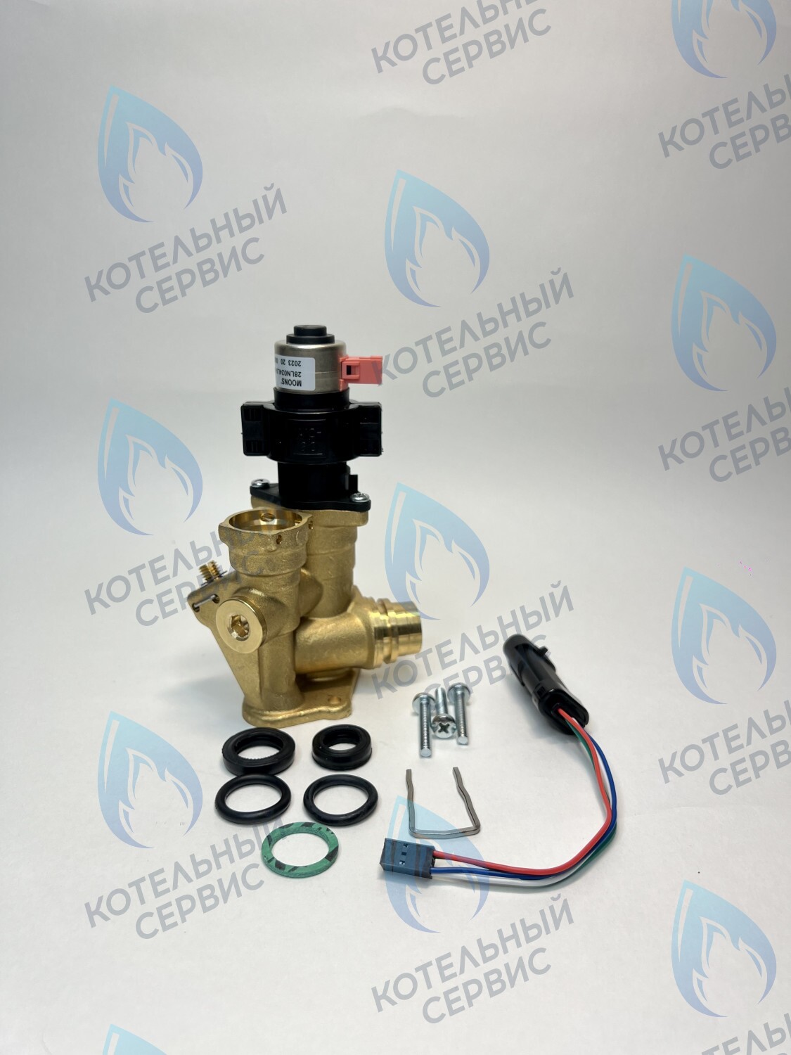 GGT005-MT-WM Трехходовой клапан в сборе с мотором и кабелем для Vaillant латунь/пластик в Москве