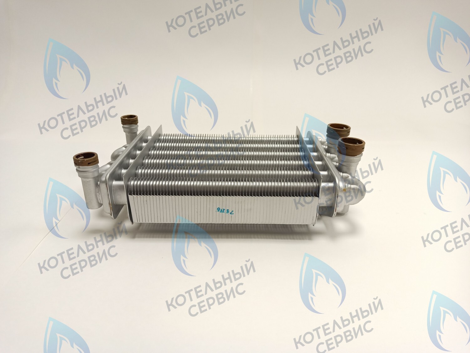 EB012-200-02 Теплообменник битермический 198мм ROC, GAZECO 18-T1/C1 (с 05.2016) в Москве